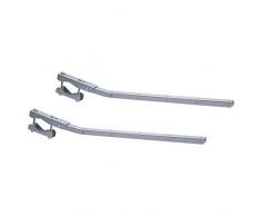 Sauvic 89425 - Wäscheständer für Geländer, grau, anpassungsfähiger und klappbarer