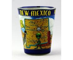 Haiti Sonnenschirm rot/violett Shot Glas