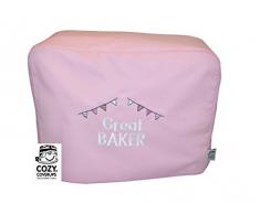 CozyCoverUp® Staubschutz für Küchenhelfer 4,8 l 5 QT mit Stickerei, Pink