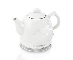 Esperanza EKK010W EKK010 Elektrischer Wasserkocher Alamere 1,2L, Keramik Weiß