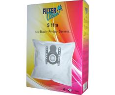 FilterClean S 11m Staubsaugerbeutel, Spezial Filtervlies, Weiß