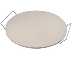 DOLCEVITA BBQ adpiz33 Pizza Stone für Grill, 33 x 33 x 1 cm, Edelstahl