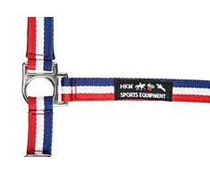 HKM 567351 Nylonhalfter Flags mit Karabinerhaken, M