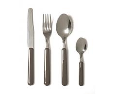 Color Life Besteck 24 tlg. Set Fashion dunkelgrau