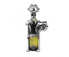 Home Dekoration 523808 Flaschenhalter, Metall