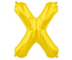 Northstar 00590 Folienballon, Buchstabe X, 40,6 cm, goldfarben