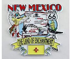 New Mexico State Elements Karte Kühlschrank Collectible Souvenir Magnet