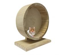 ICA RUE17M Laufrad aus Naturholz für Nager