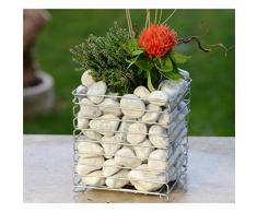 Gabionen Gabion Quader Steingabionen Steinkorb Design Drahtkorb, Größe XL