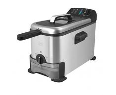 Team Kalorik TKG FT 1012 F KTO Fritteuse mit Ölfilter-Funktion, 2000, Edelstahl, Kunststoff, Antihaftbeschichtung, 3 liters