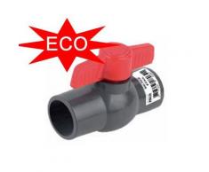 AquaForte PVC Kugelhahn, ohne Überwurf, 50 mm