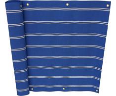 Angerer Balkonbespannung Dralon Nr. 9400, Blau, 90 cm hoch, Länge: 8 Meter