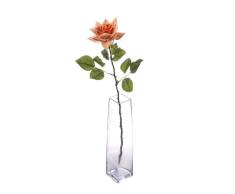Closer To Nature Kunstpflanze, 75 cm, Stiel, komplett, Rosen-Muster, Kunstblumen, Seide, Reichweite