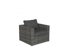 Garden Impressions Lounge-Sessel Alexandria, earl/dunkel anthrazit grau