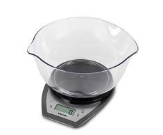 SALTER digitale Küchenwaage mit Schale, 2 Liter Schüssel, ideal zum Kochen und Backen, Wiegen von Flüssigkeiten, Gut lesbareser Display, Metrisch/Imperial