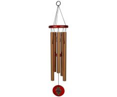 Woodstock Chimes Windspiel Owl Habitats, bronzefarben
