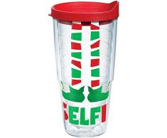 Tervis Tumbler Holiday Selfie Christmas Elf Wrap 24oz with Travel Lid by Tervis