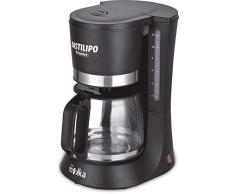 Bastilipo - Mokka goteo 12 - Kaffeemaschine für 12 Tassen - 680 W - Glaskanne - beheizbarer Boden - tropffrei