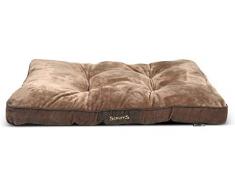 Scruffs 1161 Chester Hunde Kissen, L, braun