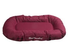 HUNDEKISSEN DREAM DUNKELROT, OVAL, 120 CM 120 X 90 X 16 CM