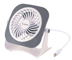 ZEFF: Mini USB Tischventilator Grau
