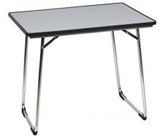 Lafuma Klappbarer Gartentisch, 80x57 cm, Wetterfest, Fidji, Carbon (Grau), LFM1487-3631