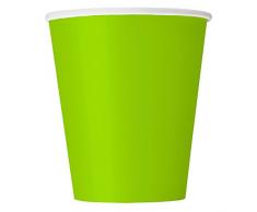 Pappbecher 14ct neon green
