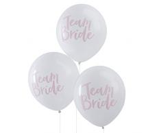 Ginger Ray Designer Team Bride Hen Party Luftballons x 10 – Team Braut