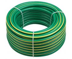 Meister Schlauch Kreuzgewebe, 12,7 mm (1/2 Zoll) - 40 m Länge - Zur Bewässerung kleiner Flächen - Trittfest & Abriebfest - UV-beständig / Gartenschlauch aus Erst-PVC / Wasserschlauch / 9920270