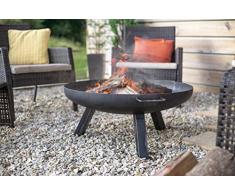 La Hacienda Pittsburgh Medium Feuerstelle, Geölter Stahl