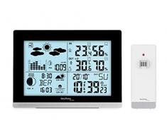 Technoline edel und modern die WS6762 moderne Wetterstation, schwarz Hochglanz
