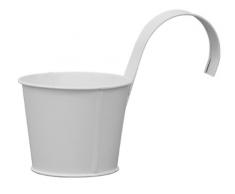 Siena Garden Blumentopf, Pflanzentopf, Ø10x14,5cm, weiß, 732872