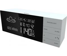 Wetterstation WS 6870 inkl. Außensender TX 960 TH mit Vorhersage von Wettersituation, Anzeige von Wettertendenz und Luftdruck