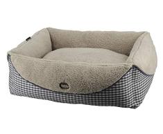 Nobby Komfortbett eckig XAVER grau; 60 x 48 x 18 cm