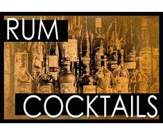 Schatzmix Rum Cocktails Metal Sign deko Sign Garten Blech