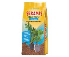 Seramis Spezial-Substrat für alle Palmen Granulat und zusätzlichen Silikaten, leichte Handhabung, verbesserte Standsicherheit der Pflanzen, beugt Staunässe vor, sauber, sicher, hygienisch, allergikergeeignet, grüner Daumen,