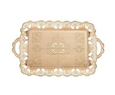 Türkische Ottomane, Kaffee, Tee, Getränke-Serviertablett goldfarben antik-optik