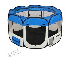 BAKAJI Laufstall Zelt Pop-Up für Welpen und kleine Tiere