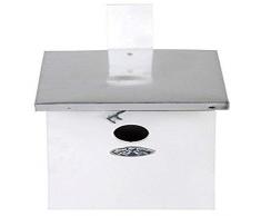 Esschert Design NK40W Kohlmeisen Nistkasten, wei