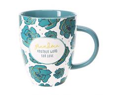 Pavilion Gift Company 28106 Große Kaffeetasse mit AufschriftGrandma Another Word For Love, 570 ml, Blau