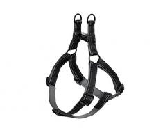 Nobby Geschirr Classic Reflect SOFT schwarz / grau Brust: 50/72 cm; B: 20 mm