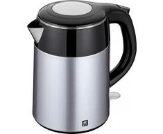 ZWILLING Wasserkocher, 1,2 Liter, 1.550-1.850 Watt, Edelstahl/Kunststoff, Schwarz