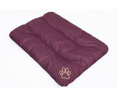 Hobbydog R3 ECOBOR1 Hundebett ECO Schlafplatz Ruheplatz Hundematratze Hundekissen, 115 x 80 cm, XXL, Burgund