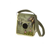 Slate & Rose 7186733 Vogelhaus, grün