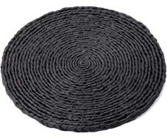 SERAX B7217057 Surface Untersetzer, pflanzliche Stoffe, schwarz