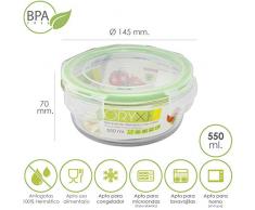 Oryx Frischhaltedose, rund, Glas 550 ml. Ø 145 x 7 (alt) cm