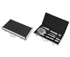 Le Marquier AGR04 Küchenutensilien, 4-teilig, Edelstahl