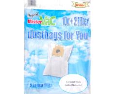 mistervac MV 604 / Staubsaugerbeutel Vlies 5-lagig / Vorteilspack 20 Tüten + 4 Filter / für Miele