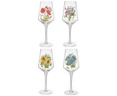 Portmeirion Botanic Garden Weingläser, 4 Stück