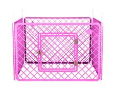 Iris 531155 Welpenauslauf, Freigehege, Laufstall, Welpenzaun, Welpengitter H604, rosa